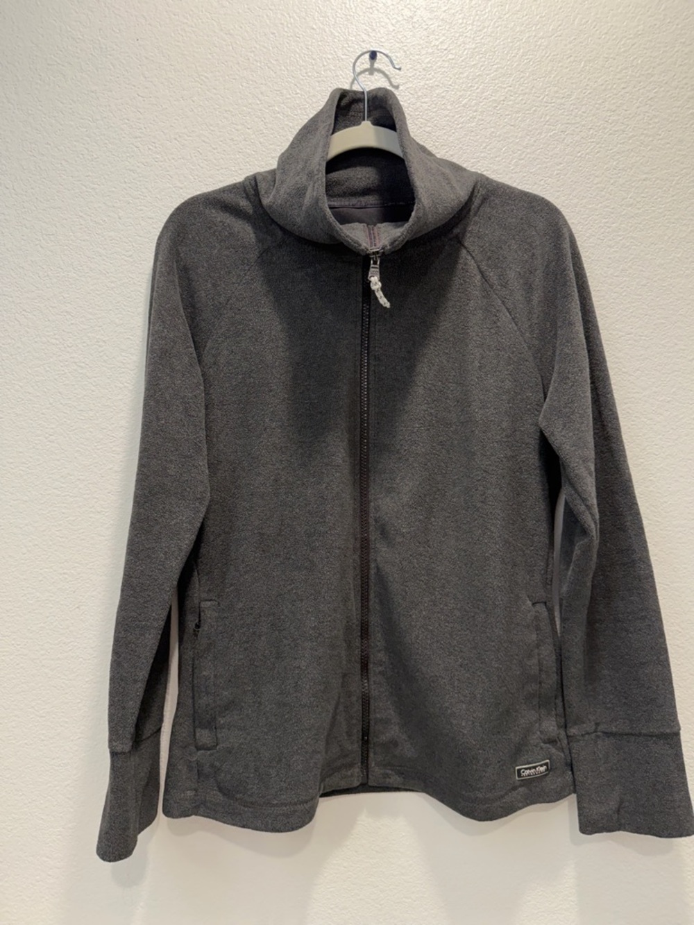 Women's Calvin Klein Performance FullZip Fleece Size Medium Gray Pockets
